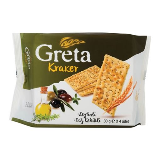 Greta Kraker  Zeytinli Ve Dağ Kekikli 120g
