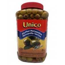 Unico Biber Dolgulu Yeşil Zeytin 2l