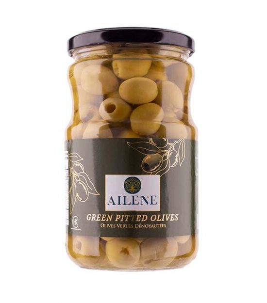 Ailene Green Pitted Olives