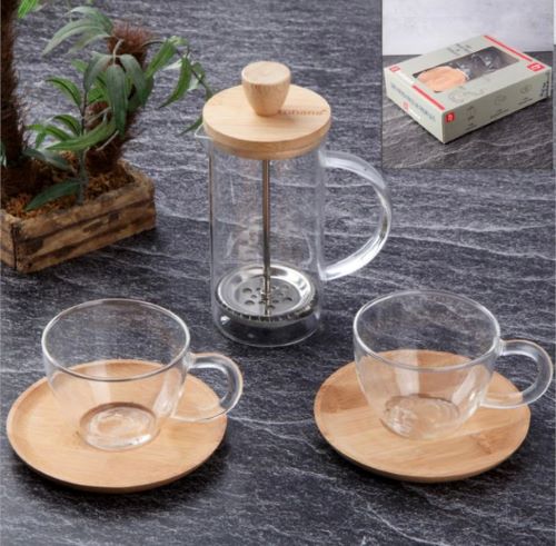 Tohana Glass French Press Set