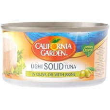 California Garden Light Solid Tuna In Olive Oil 185g
