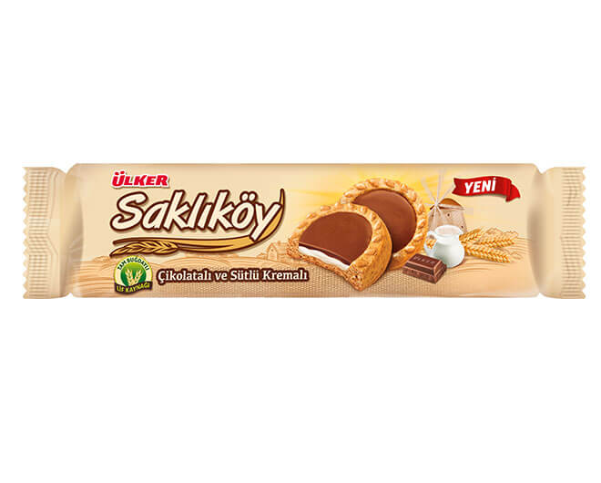 Saklikoy Oat Cookie With Chocolate And Milk Cream 100 Gr