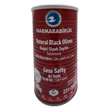 Marmarabirlik Doğal Siyah Zeytin Az Tuzlu L 800g