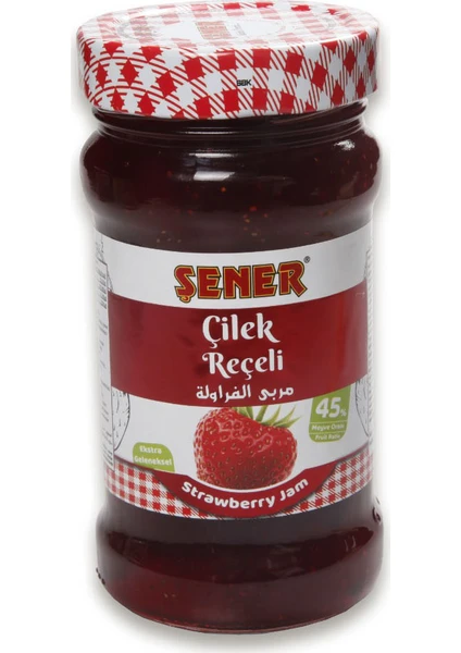 Şener Çilek Reçeli 380 Gr