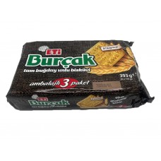 Eti Burçak Tam Buğday Unlu Bisküvi 3 Paket 393g