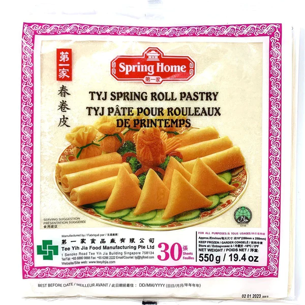 Spring Home Tyj Spring Roll Pastry 30 Pieces