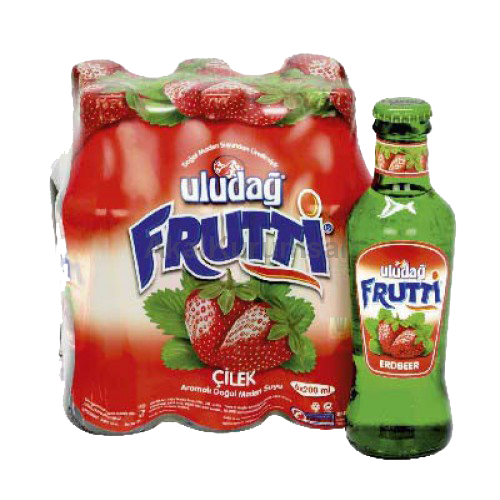 Uludag Frutti Strawberry Flavored Mineral Water200 Ml X24