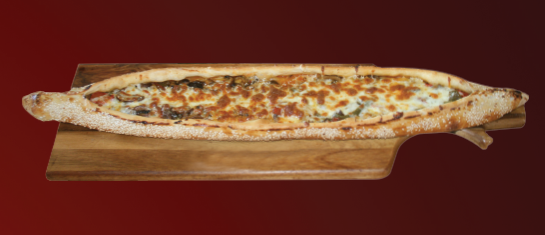 Diced Beef & Cheese Pide