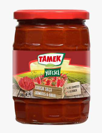 Tamek Yöresel Karışık  Salça 540g