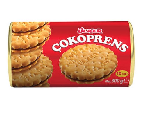 Ulker Cokoprens Sandwich Biscuits 300 G / Ülker Çokoprens Sandviç Bisküvi 300 G