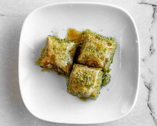 Classic Square Pistachio Baklava 1 Lb