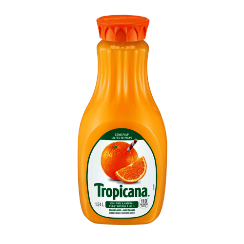 Tropicana Orange Juice With Lots Of Pulp 1.54l