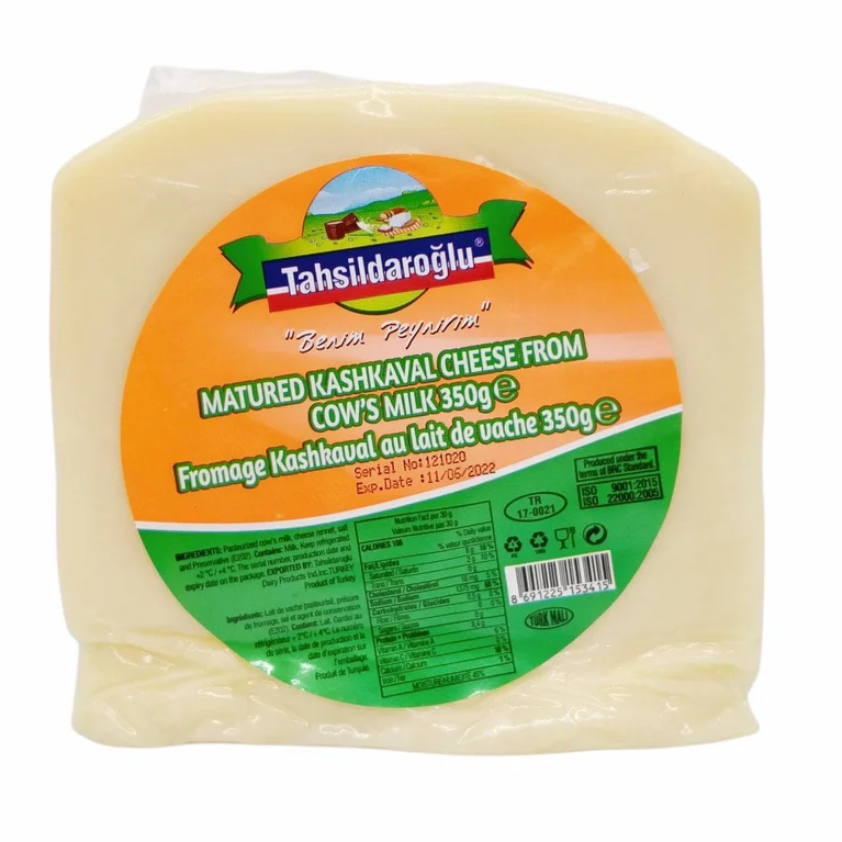 Tahsildaroglu Matured Kashkaval Cheese Form 350 G