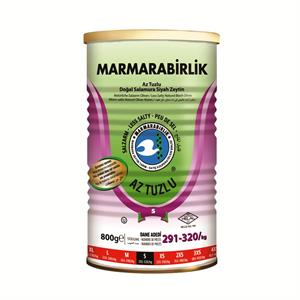 Less Salted Black Olives S 800 Gr