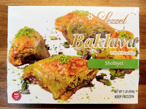 Lezzet Frozen Baklava Shobiyet With Pistachio 454gr