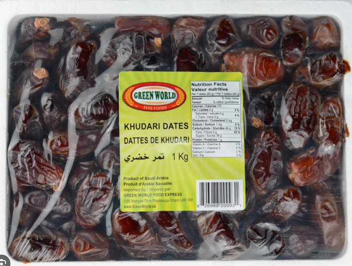 Greenworld Khudari Dates 1 Kg