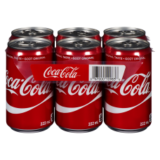 Cocacola Mini Coke 222mlx6pcs