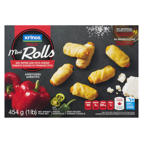 Red Pepper & Feta Cheese Mini Rolls 1lb