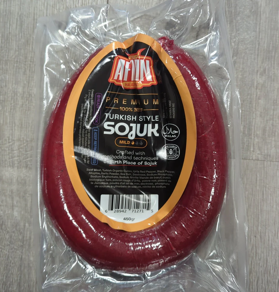 Afion Sojuk  %100 Beef Mild Premium 450 Gr