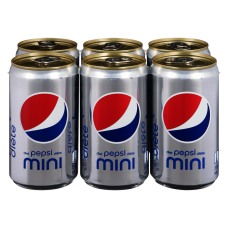 Pepsi Diet Mini Cans 222mlx6 Pcs