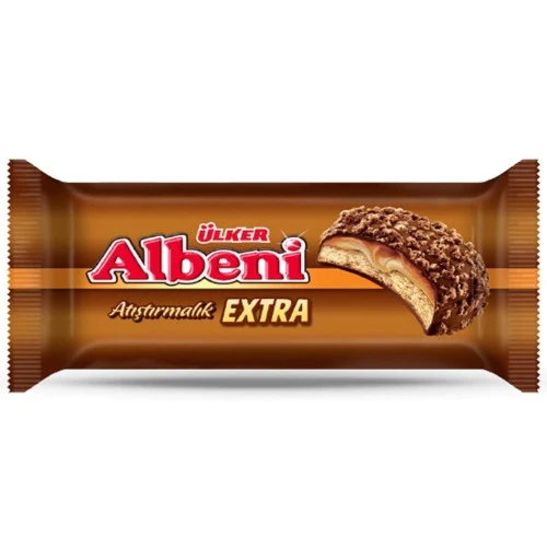 Albeni Choclate Coated Caramel And Biscuits 170gr