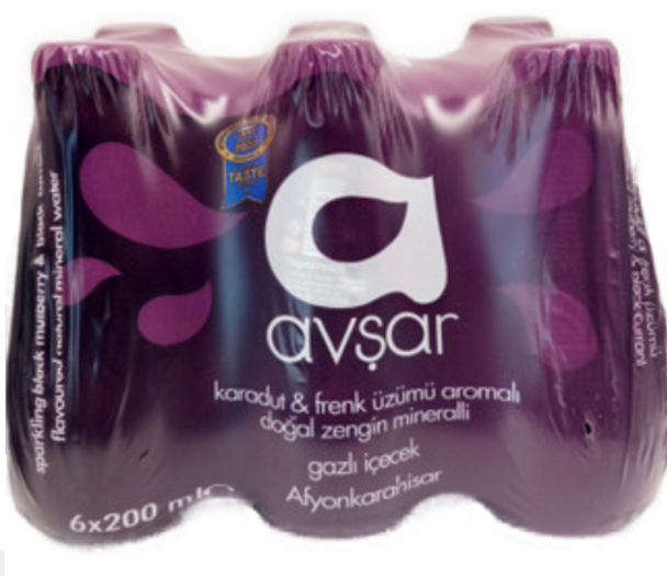 Avsar Currant&mulberry Mineral Water 6x200ml (pack Of 6)