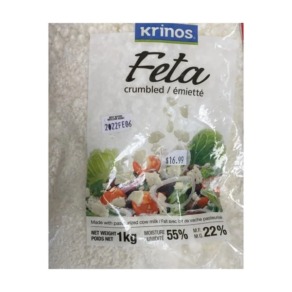 Feta Crumbled 1kg