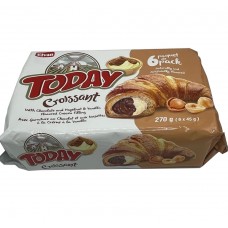 Elvan Today Croissant Çikolatalı Ve Fındıklı 6 Adet 270g