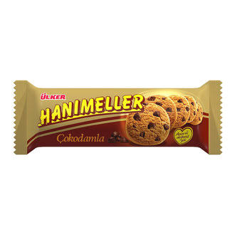 Ulker Hanimeller Chocolate Biscuits 82 G / Ülker Hanımeller Çokodamlalı Bisküvi 82 G