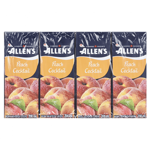Allen's Peach Juice 200mlx8 Pcs