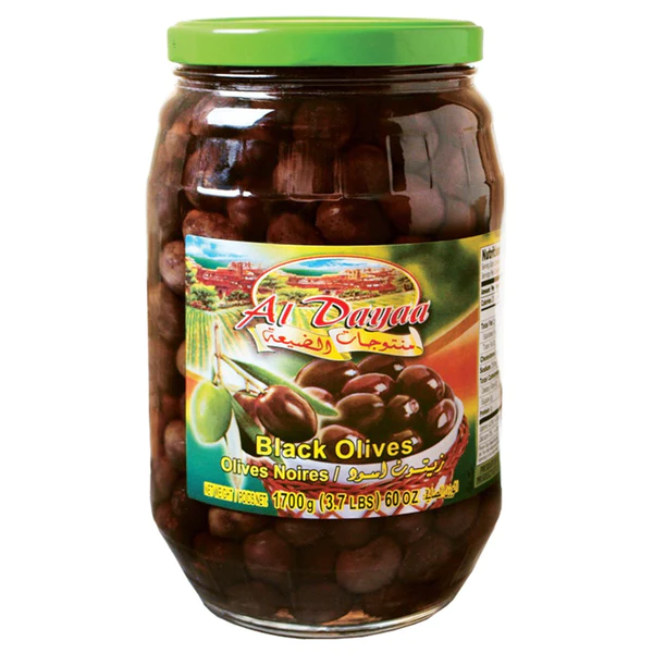 Al Dayaa Black Olives 3l