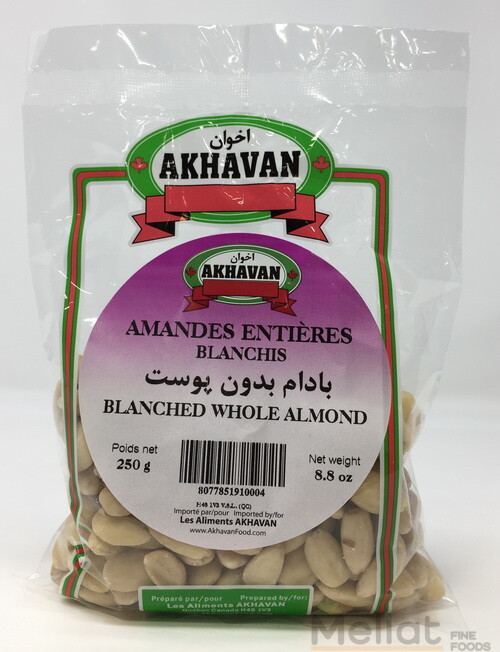 Blanched Whole Almond 250gr