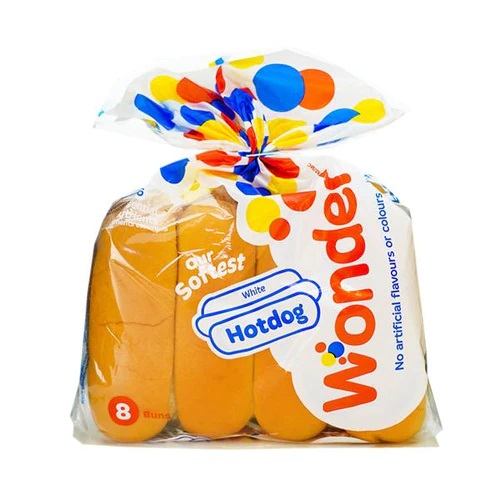 Wonder Hot Dog Buns 384gr