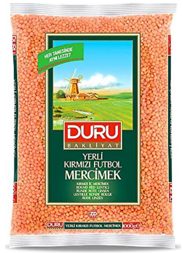 Duru Kırmızı Mercimek 1000 Gr