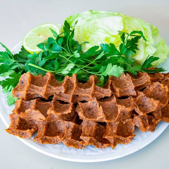 Vegan Kofte (cig Kofte) Plate