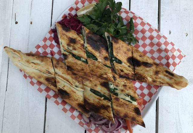 Spinach And Cheese Pide