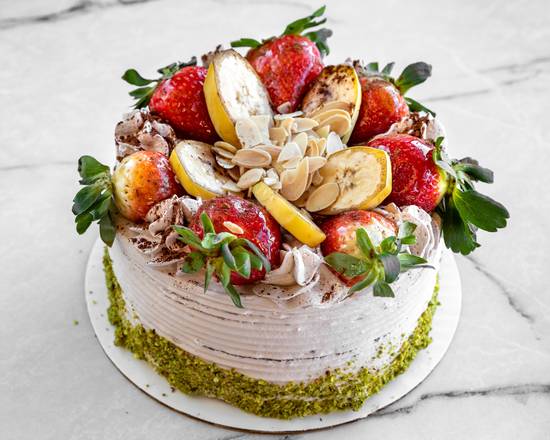 Strawberry And Banana Chocolate Birthday Cake (6inch)