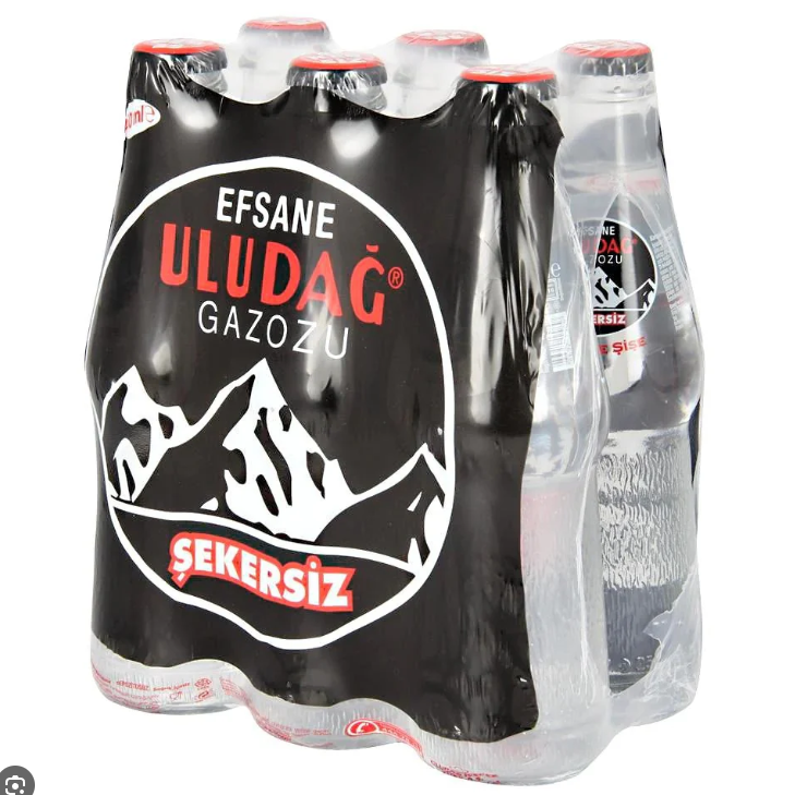 Uludag Fruit Flavored Sugarfree Carbonated Beverage  250 Ml X24