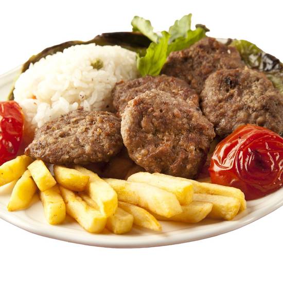 Turkish Kofte (meatball) Plate