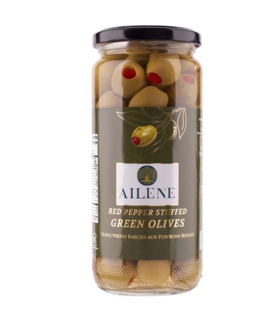 Ailene Red Pepper Green Olives