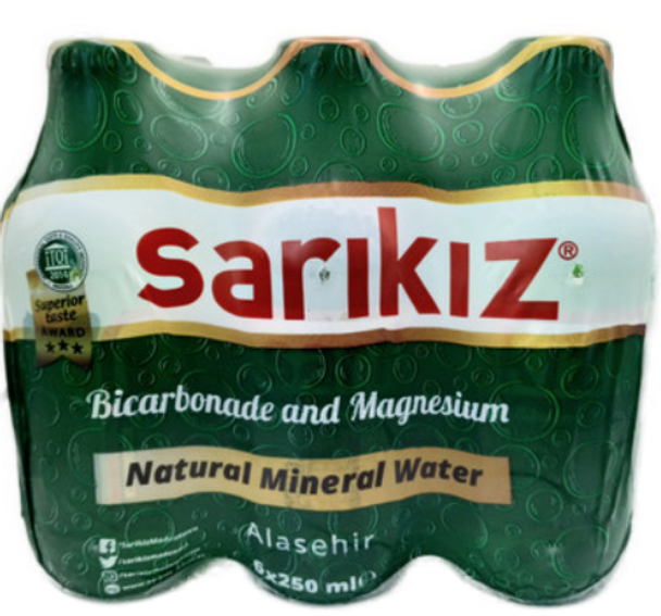 Sarikiz Natural Mineral Water 6x250ml (pack Of 6)