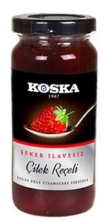Koska Strawberry Jam 290gr (no Sugar Added)