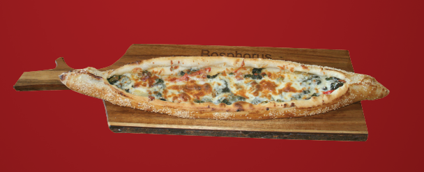 Spinach Cheese Pide