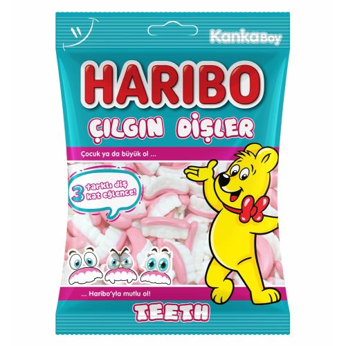 Haribo Teeth 80 G / Haribo Çılgın Dişler 80g