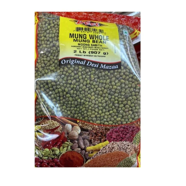 Desi Mung Whole Mung Bean 2lb