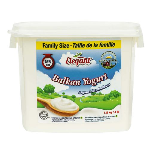 Elegant Balkan Yogurt 5.9% 1.8 Kg / Elegant Balkan Yogurt 5.9% 1.8 Kg