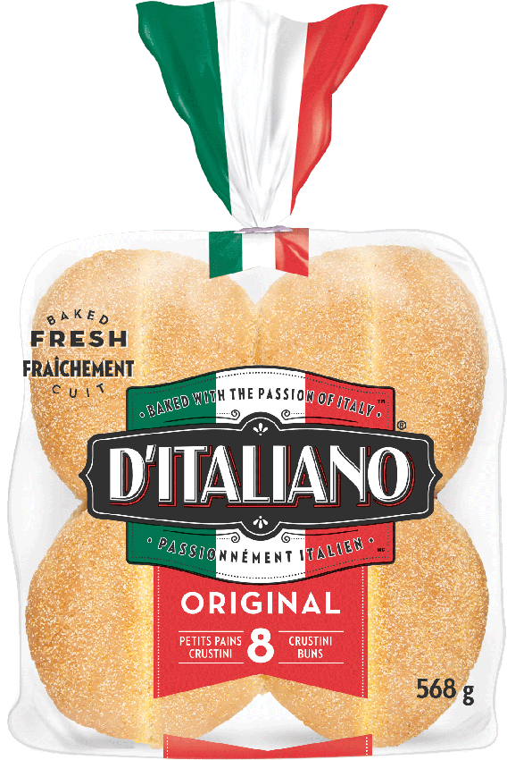 D'ital Crustini Buns Bread 568gr