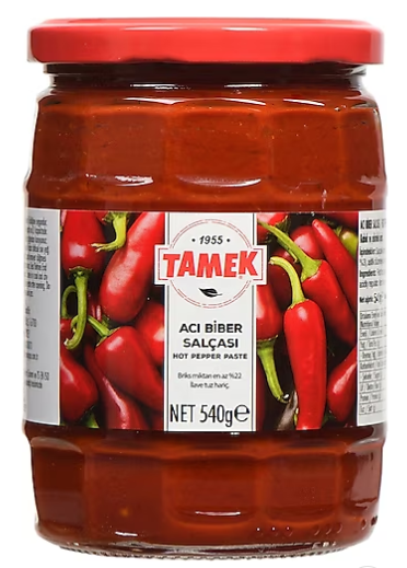 Tamek Acı Biber Salçası 540g