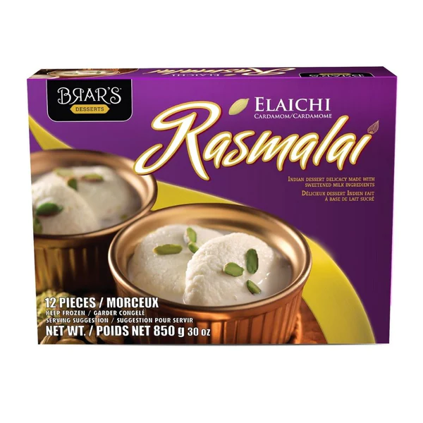 Rasmalai Indian Dessert Delicacy Made With Sweetened Milk Ingredients 850g