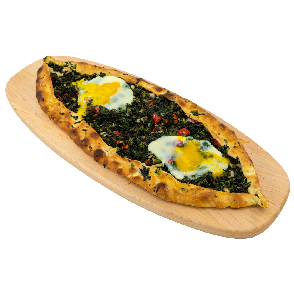 Spinach Pide With Egg